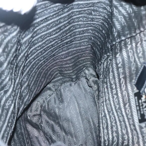 PRADA Backpack Nylon Black Silver Auth - Picture 10 of 16